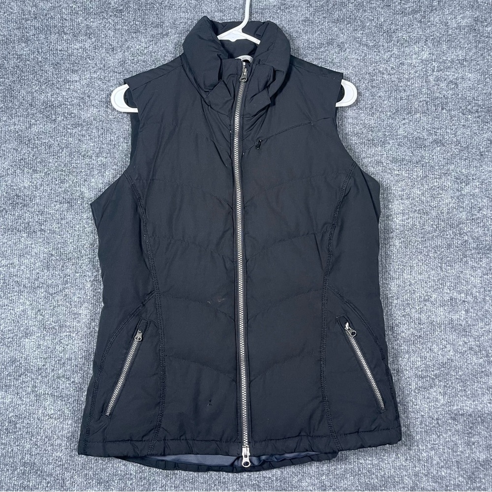 Athleta Womens Medium Black 80 Fill Goose Down Puffer Vest Gorpcore‎ Outdoor